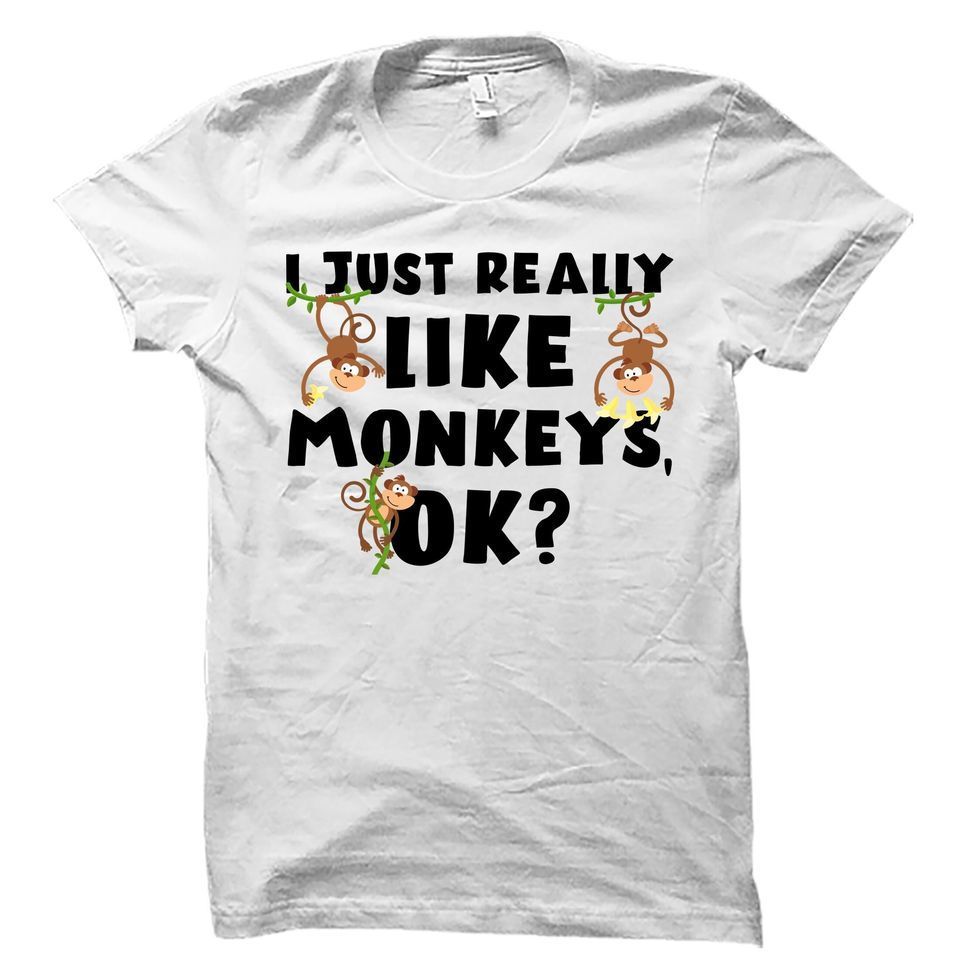 Monkey Shirt Monkey Tshirt Monkey Gift Monkey Lover Shirt